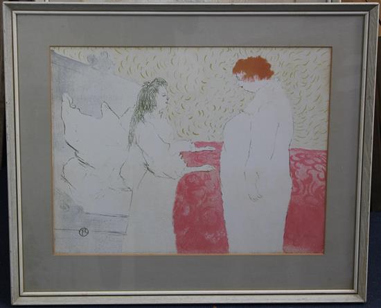 Henri Toulouse-Lautrec (1864-1901) Elles. London: The Toulouse-Lautrec Circle, 1969, 20.25 x 15.5in.